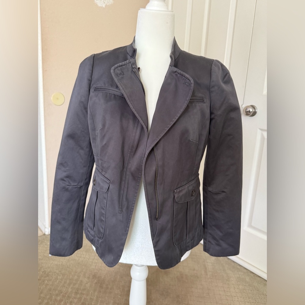 Banana Republic Charcoal Blazer Jacket - Picture 1 of 10
